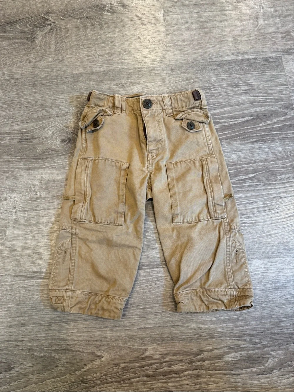 Baby Gap Toddler Beige Tan Cargo Pants Size 18-24 Months